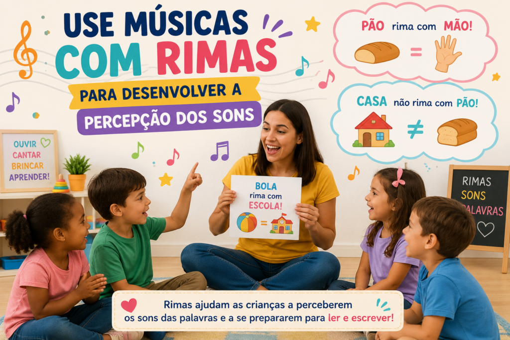 Use músicas com Rimas