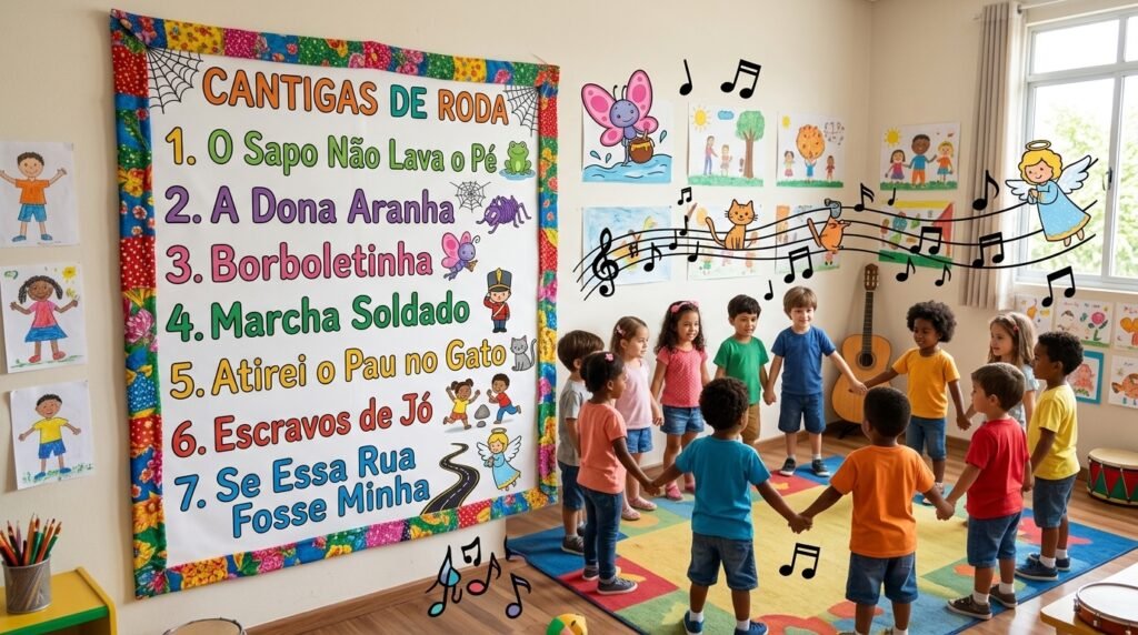 cantigas de roda para ajudar na alfabetização
