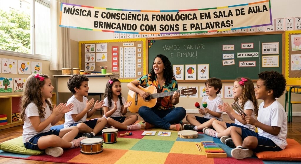 consciência fonológica, musica e consciencia fonologia: como trabalhar em sala de aula